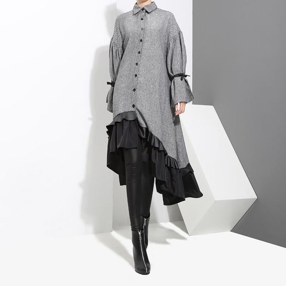 🖤SHEIN🖤 Charcoal gray dress